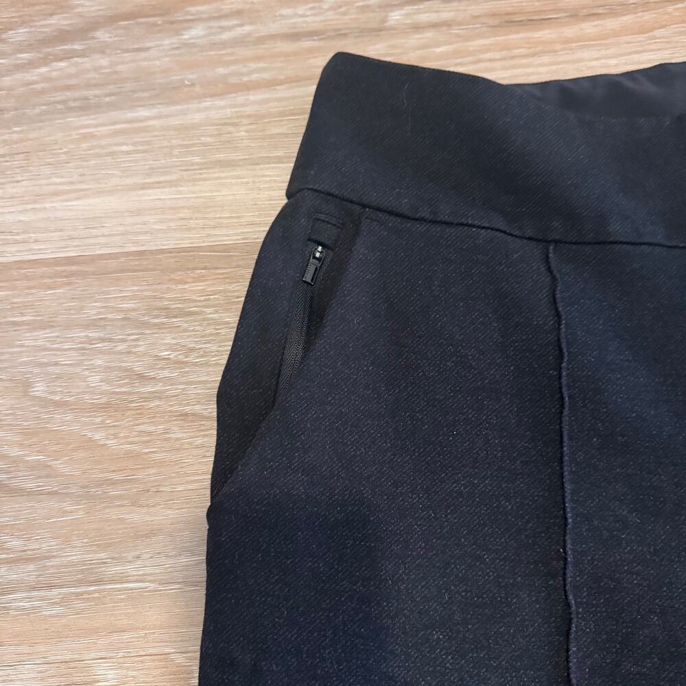 Athleta Venice Heathered Cargo Pant Black Wide Leg High Rise Women's 14 Tall - Picture 8 of 11